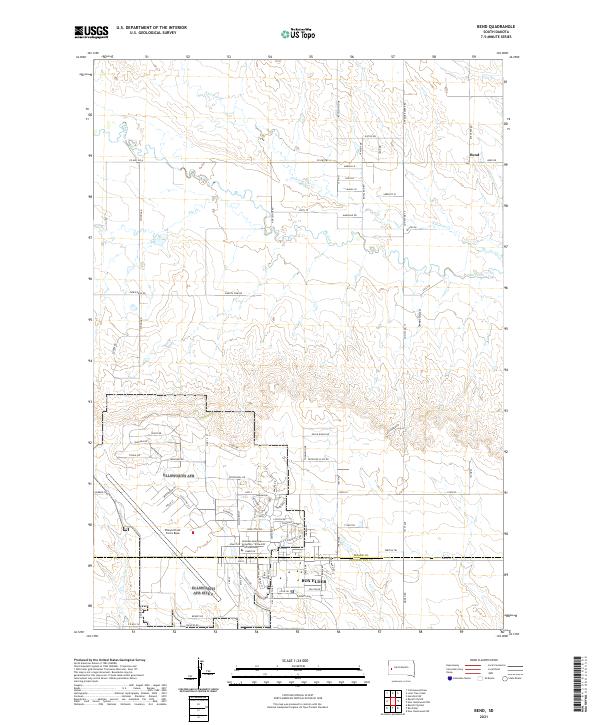 Bend topographic map thumbnail