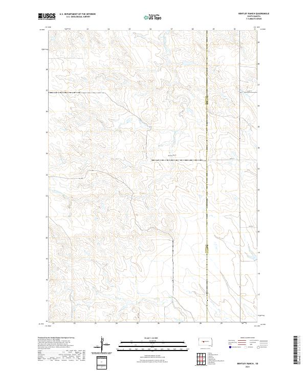Bentley Ranch topographic map thumbnail