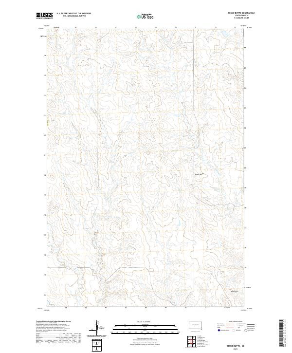 Bessie Butte topographic map thumbnail