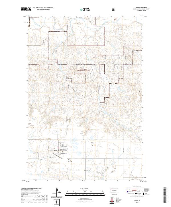 Bison topographic map thumbnail