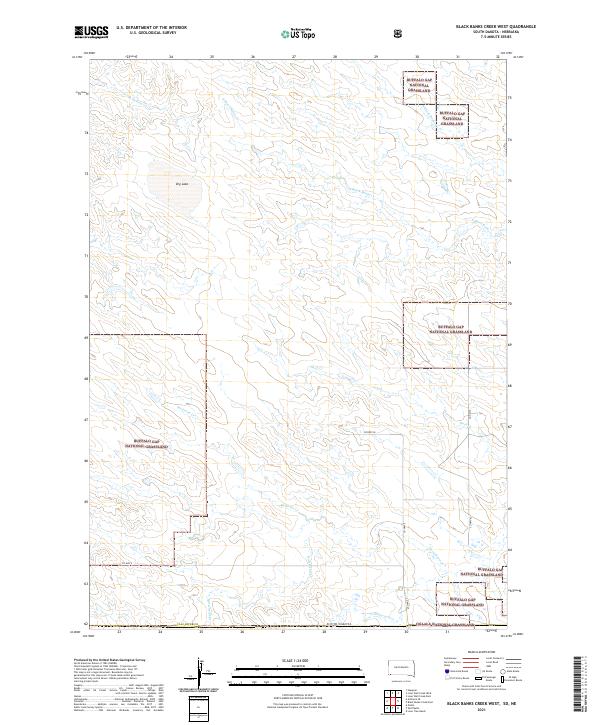 Black Banks Creek West topographic map thumbnail