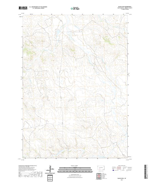 Black Eyes topographic map thumbnail