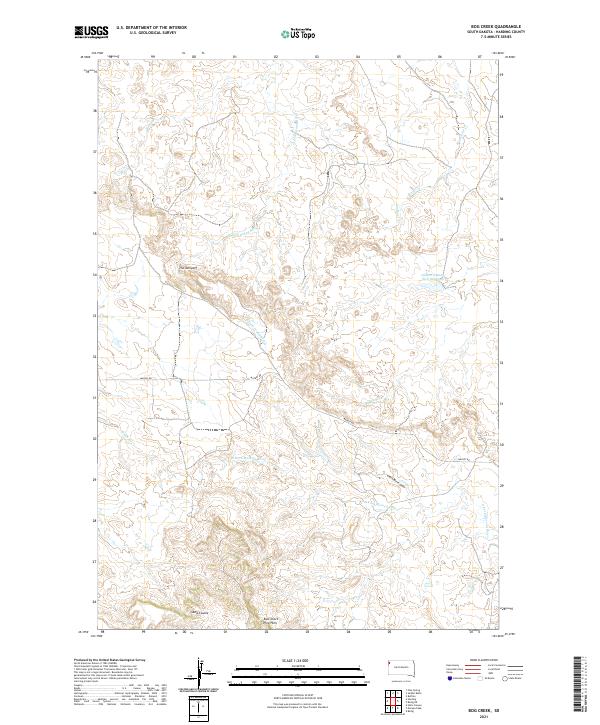 Bog Creek topographic map thumbnail