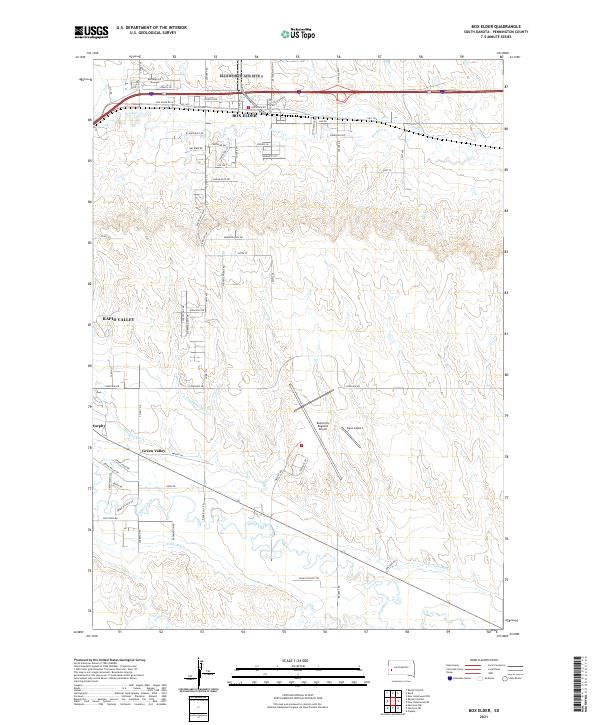 Box Elder topographic map thumbnail