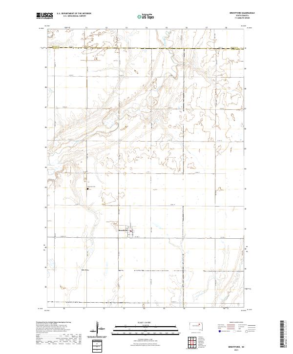Brentford topographic map thumbnail
