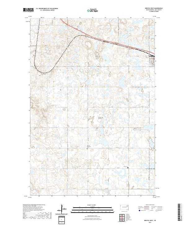 Bristol West topographic map thumbnail