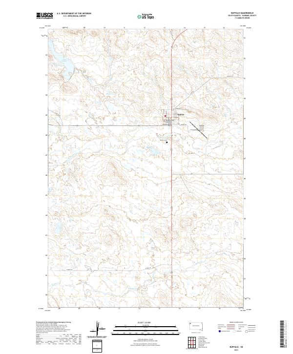 Buffalo topographic map thumbnail