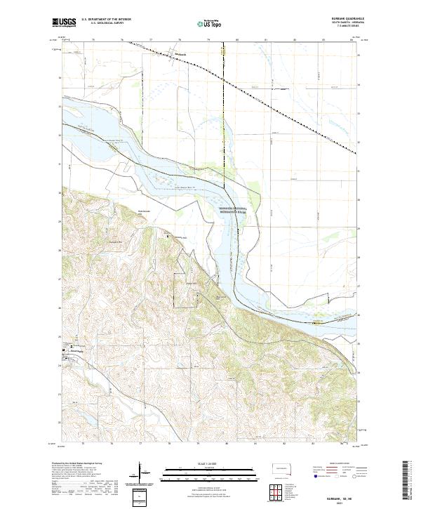 Burbank topographic map thumbnail