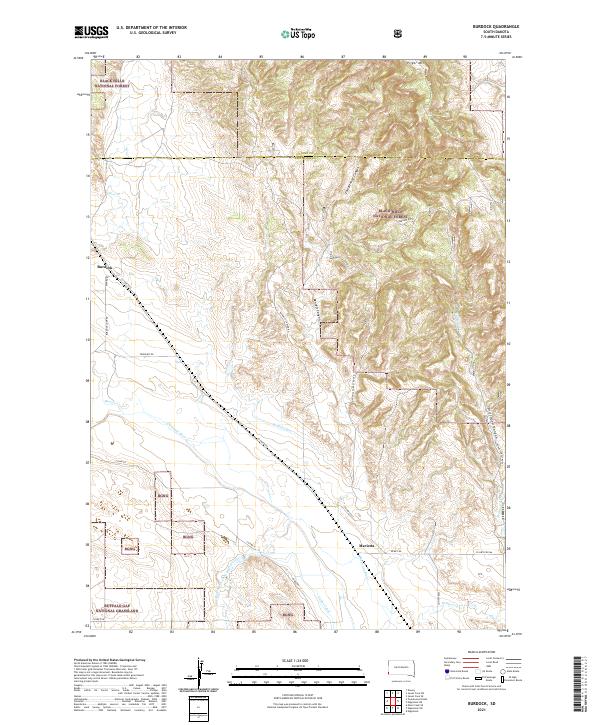 Burdock topographic map thumbnail
