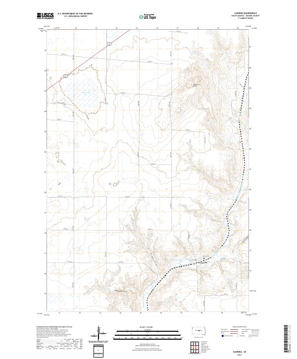 Canning topographic map thumbnail