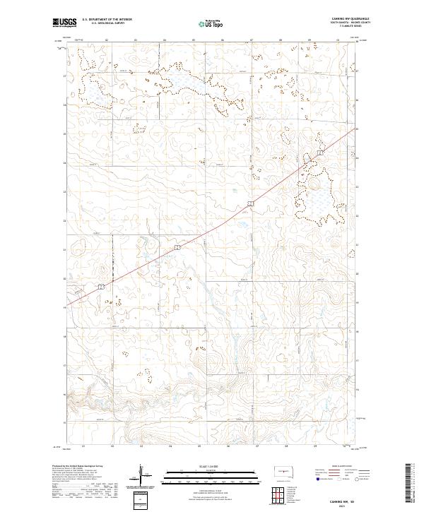 Canning NW topographic map thumbnail