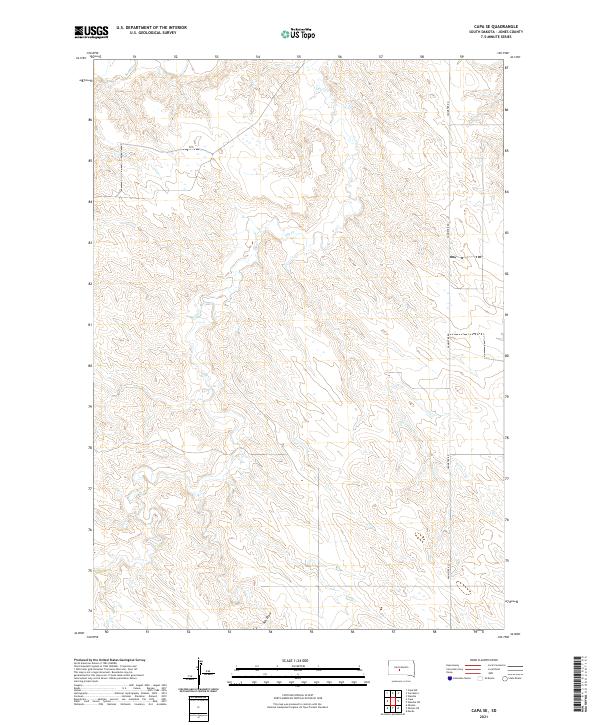 Capa SE topographic map thumbnail
