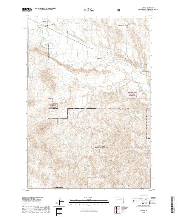 Caputa topographic map thumbnail