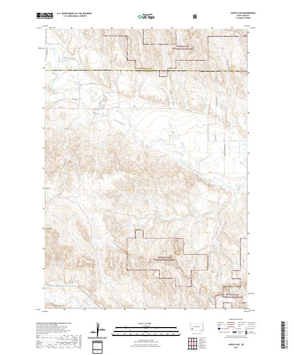 Caputa SW topographic map thumbnail