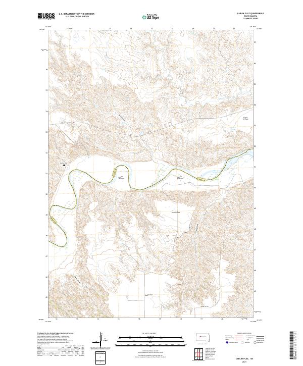 Carlin Flat topographic map thumbnail