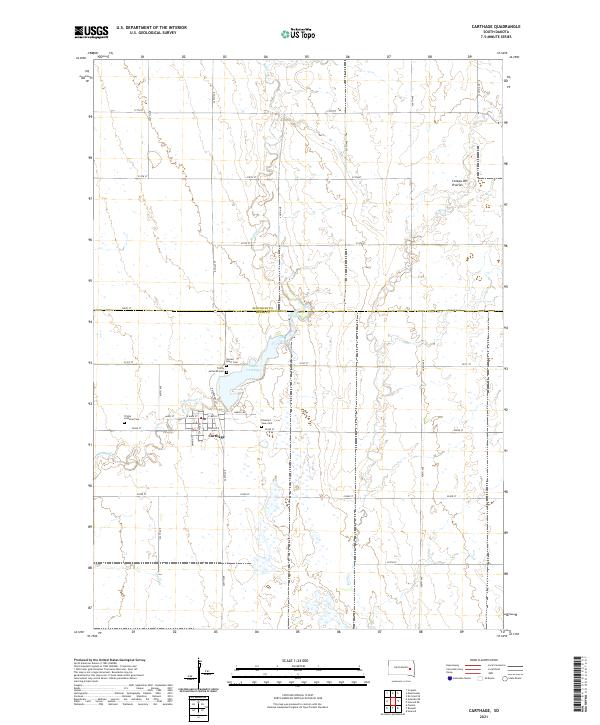 Carthage topographic map thumbnail