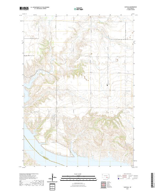 Castalia topographic map thumbnail