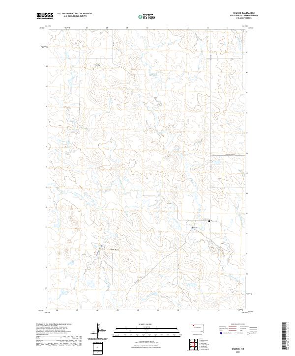 Chance topographic map thumbnail