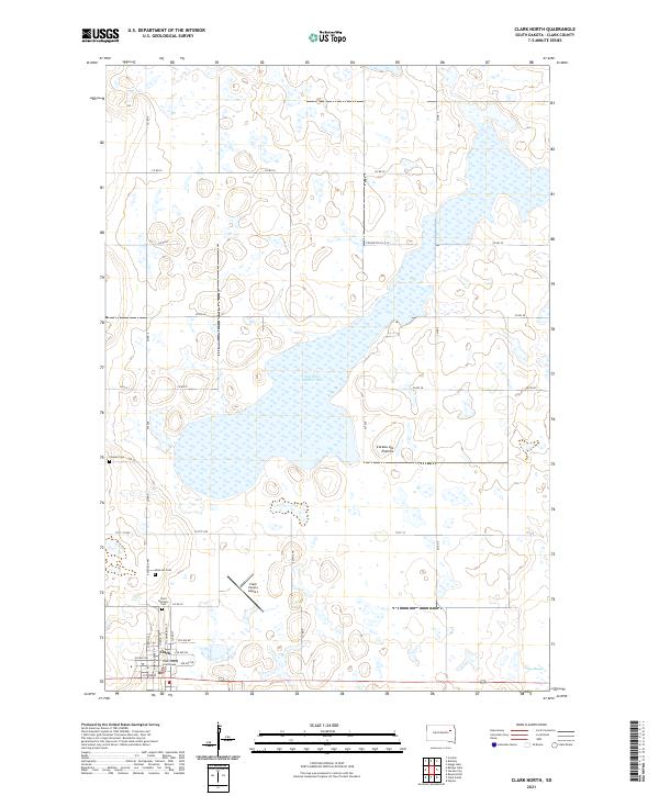 Clark North topographic map thumbnail