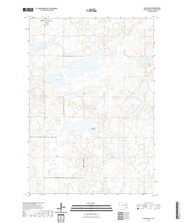 Clark South topographic map thumbnail
