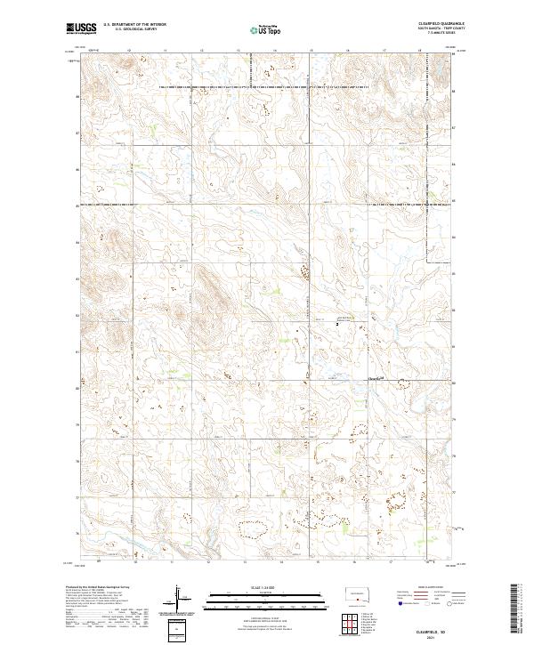 Clearfield topographic map thumbnail