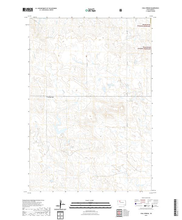 Coal Springs topographic map thumbnail