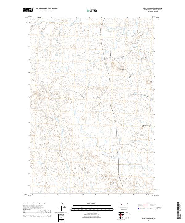Coal Springs SW topographic map thumbnail