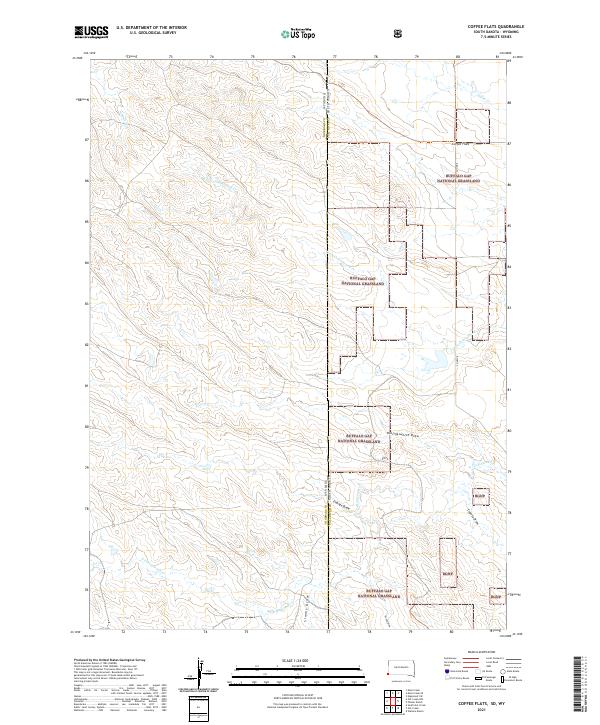Coffee Flats topographic map thumbnail
