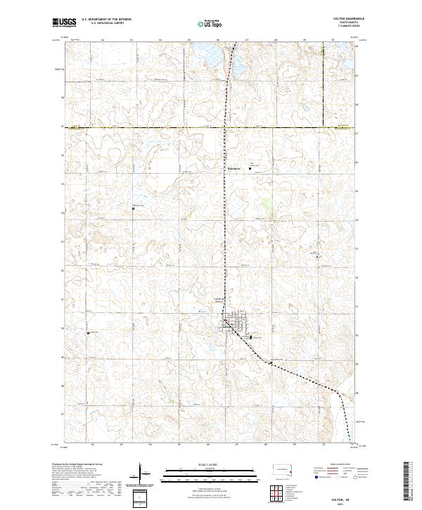 Colton topographic map thumbnail