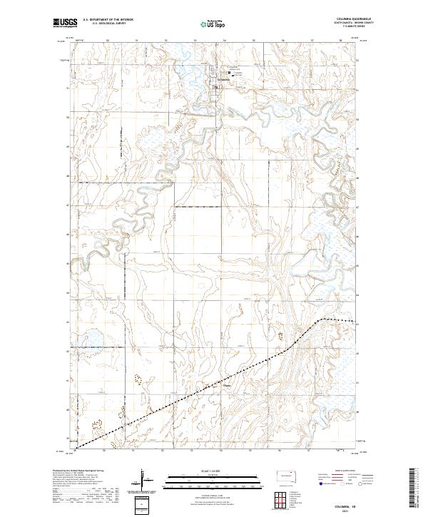Columbia topographic map thumbnail