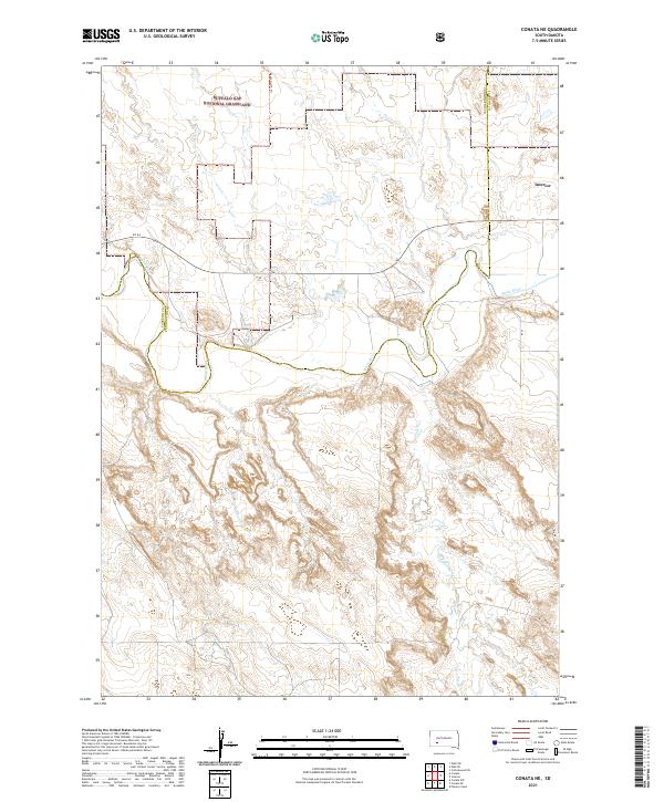 Conata NE topographic map thumbnail