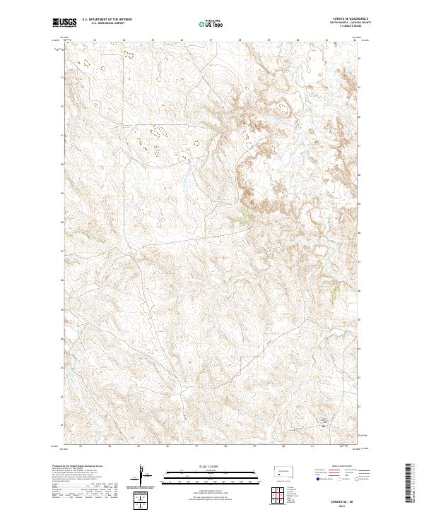 Conata SE topographic map thumbnail