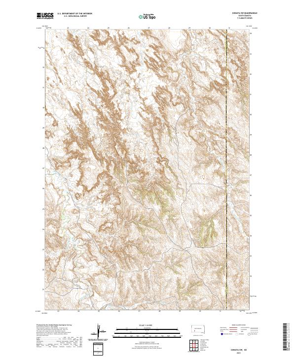 Conata SW topographic map thumbnail