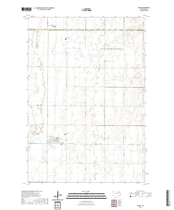 Conde topographic map thumbnail