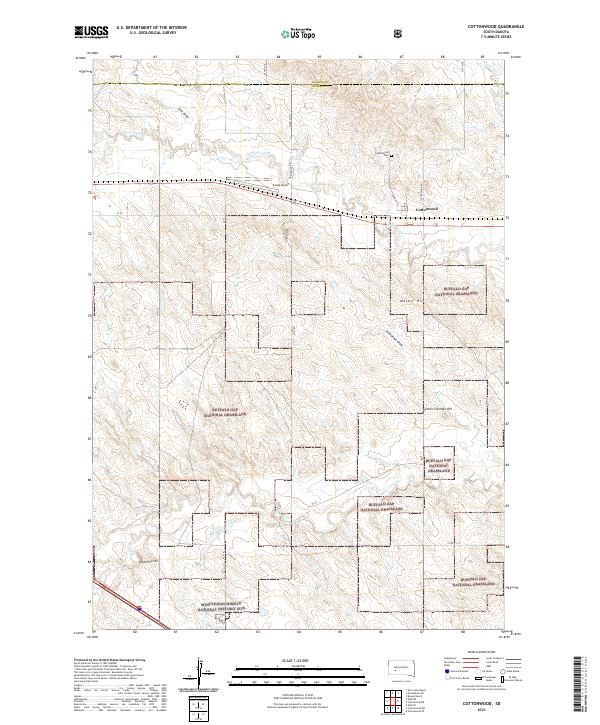 Cottonwood topographic map thumbnail