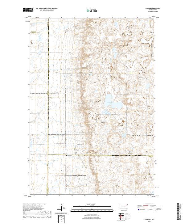 Crandall topographic map thumbnail