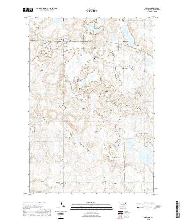 Crocker topographic map thumbnail