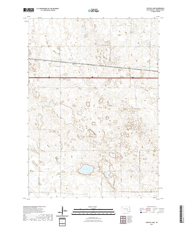 Crystal Lake topographic map thumbnail