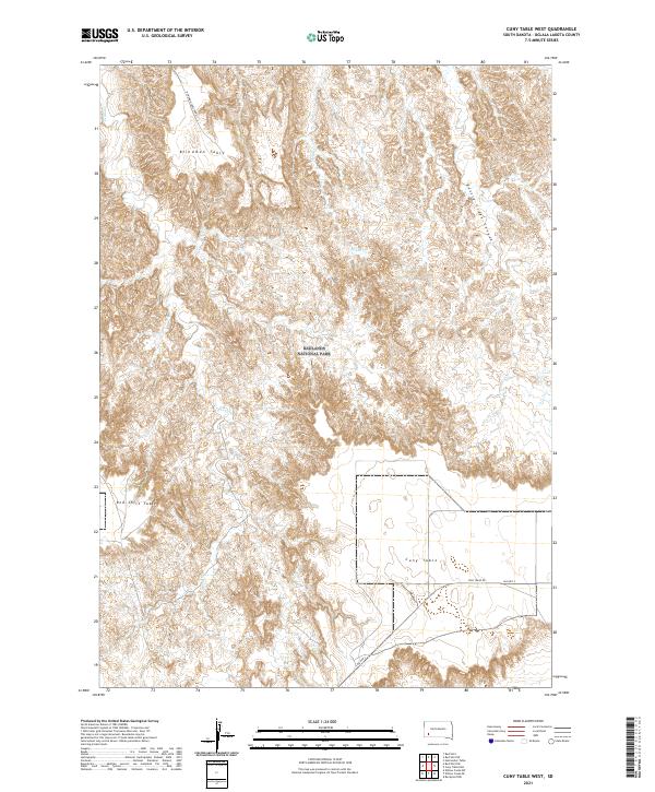 Cuny Table West topographic map thumbnail