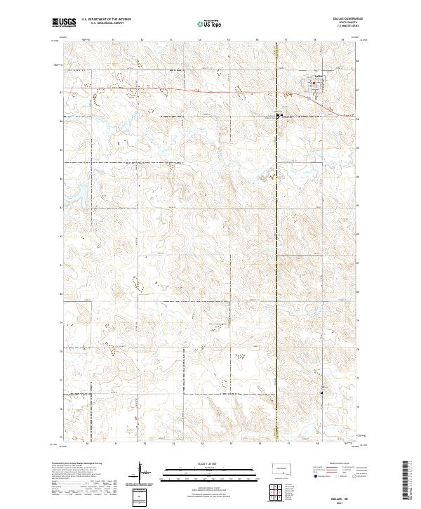 Dallas topographic map thumbnail
