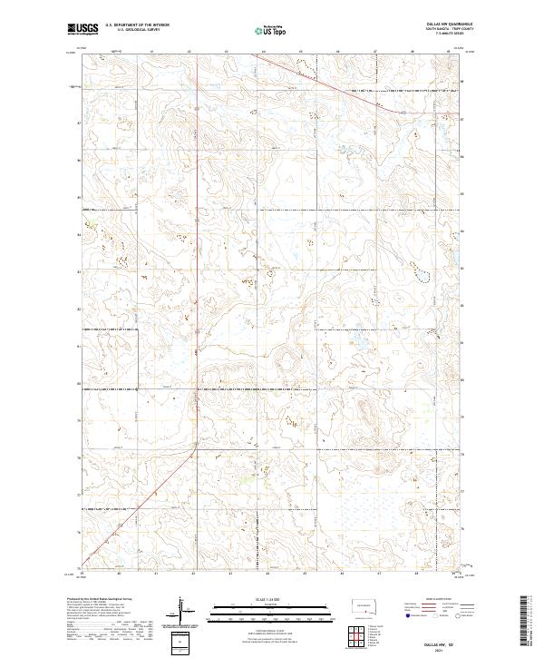 Dallas NW topographic map thumbnail