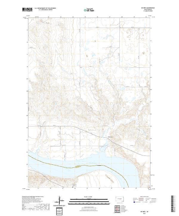 De Grey topographic map thumbnail