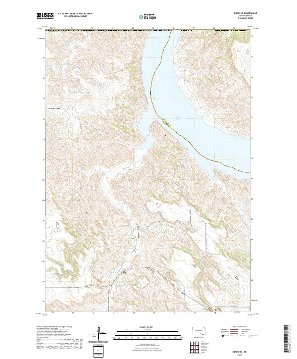 Dixon NE topographic map thumbnail
