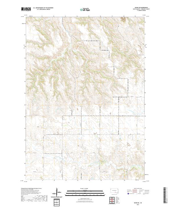 Dixon SE topographic map thumbnail
