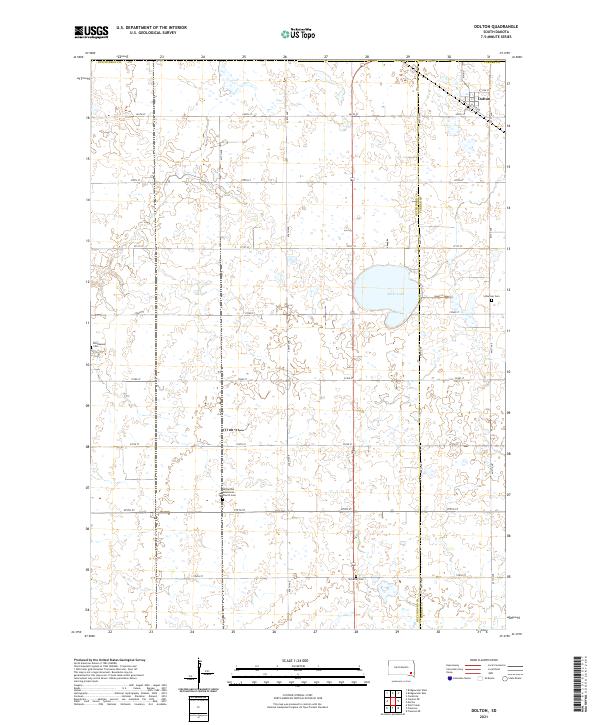 Dolton topographic map thumbnail