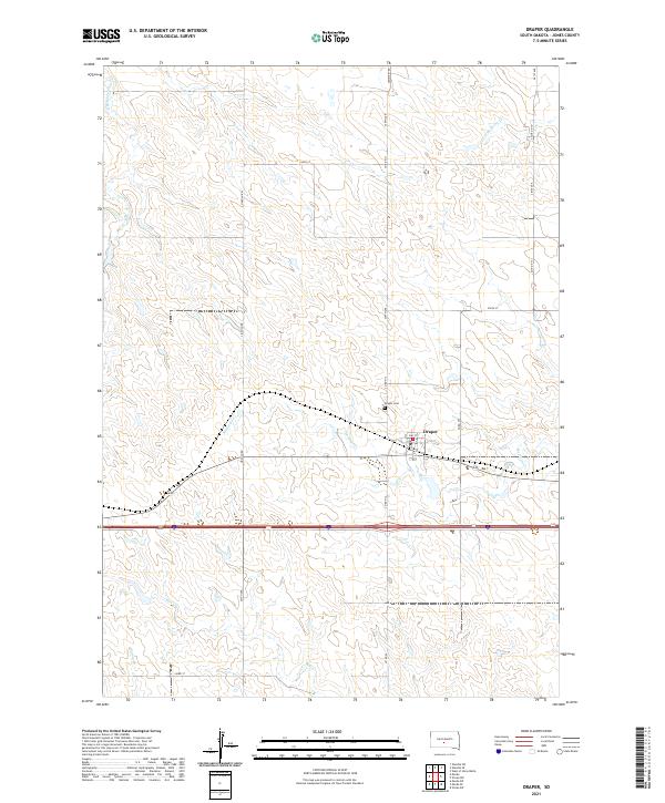 Draper topographic map thumbnail