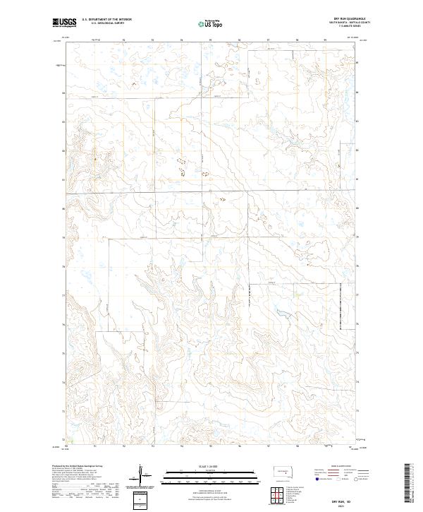 Dry Run topographic map thumbnail