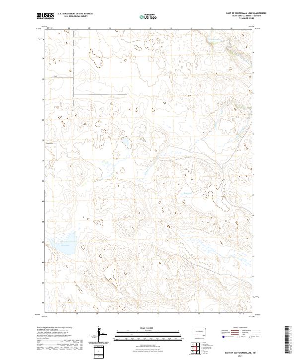 East of Scotchman Lake topographic map thumbnail