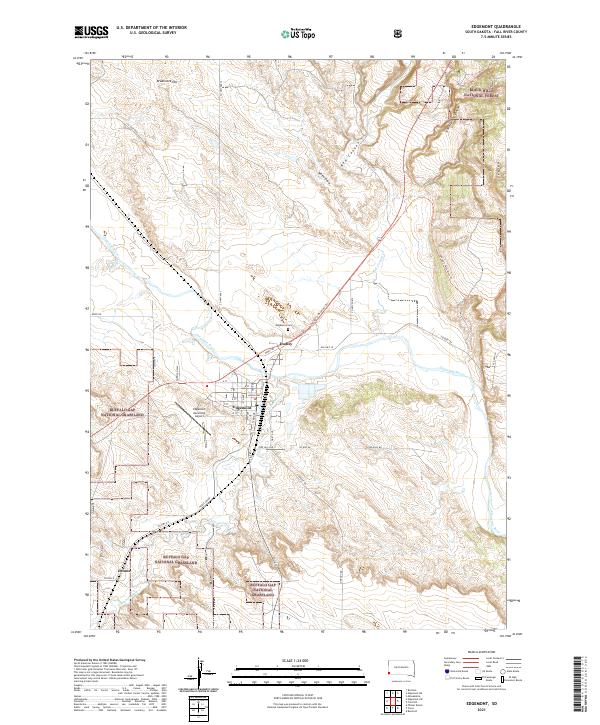 Edgemont topographic map thumbnail