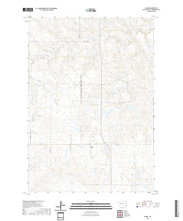 Elbon topographic map thumbnail